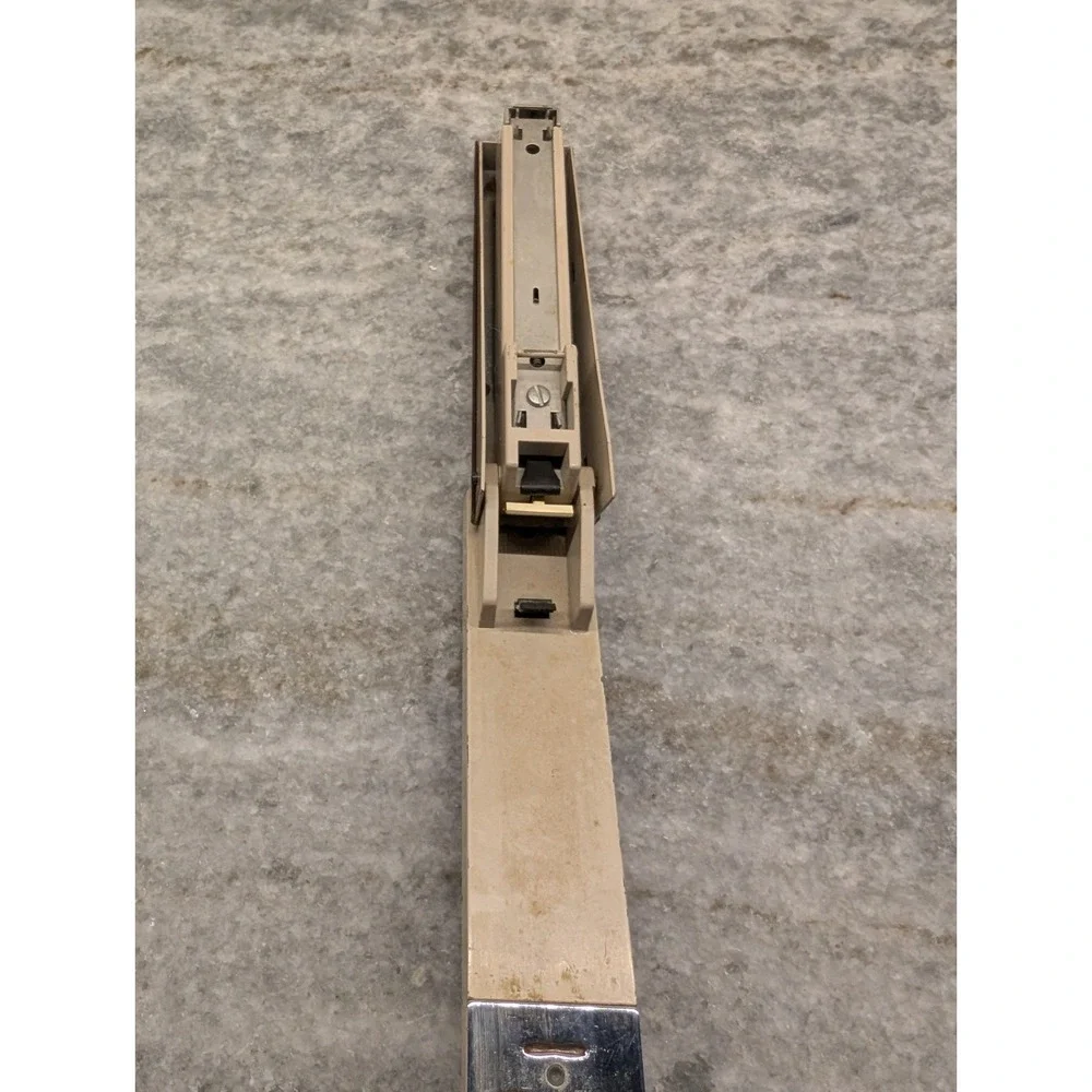 Vtg. Stapler ACCO 30 Brown Beige Metal 7